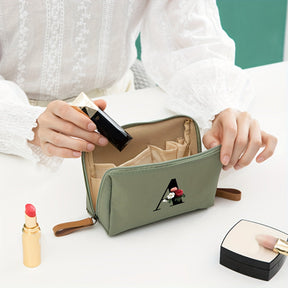 Makeup Bag Travel Cosmetic Organizer Mothers Day Letter Case