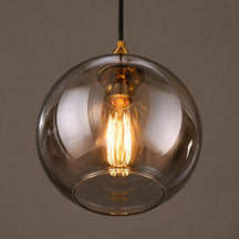 Glass Pendant Light – Amber, 30cm | 9.8" – pendant light image 20