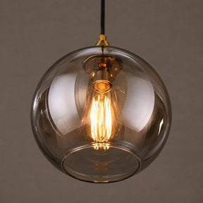 Glass Pendant Light – Amber, 30cm | 9.8" – pendant light image 20