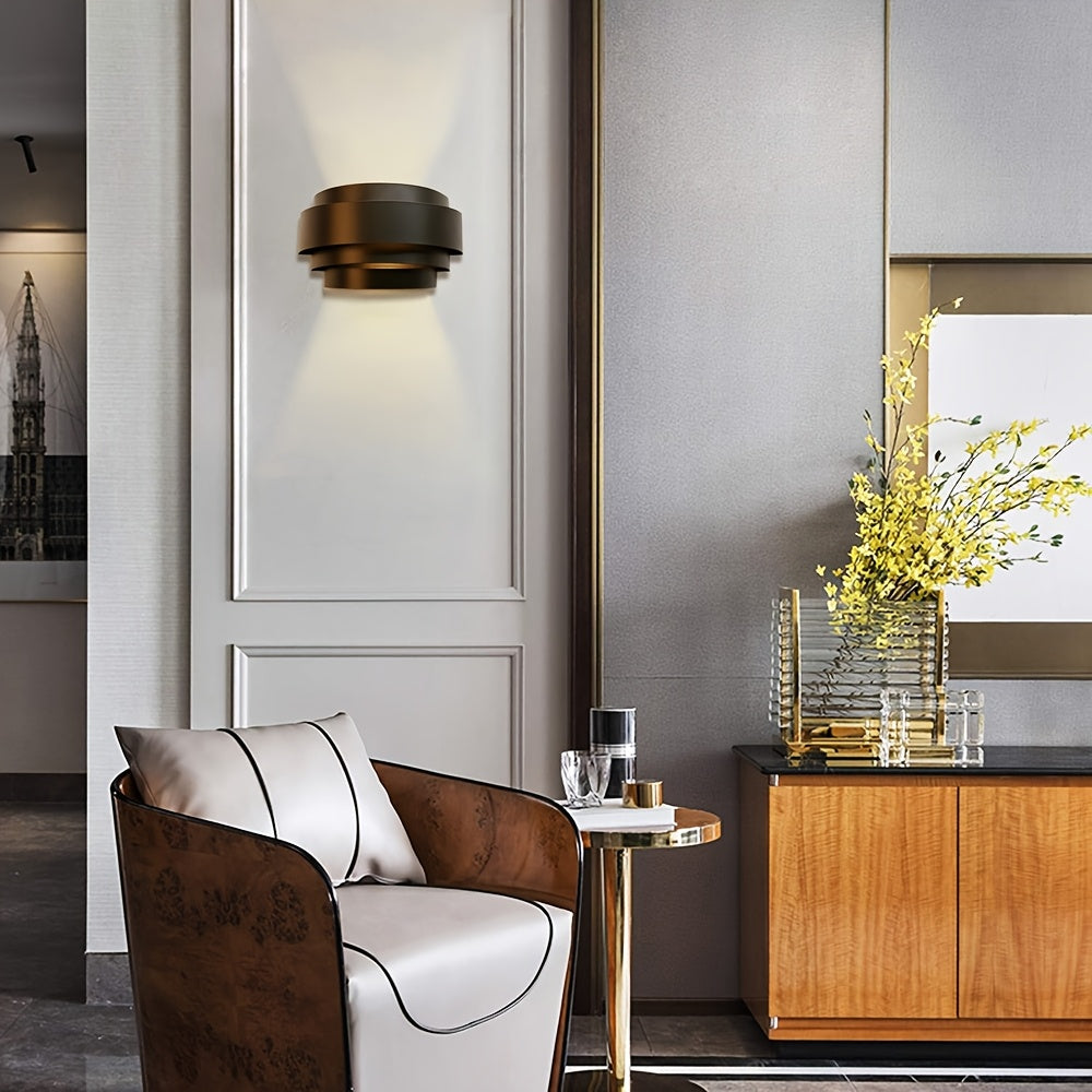 Modern Wall Sconce | Up & Down Metal Wall Light