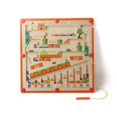 Brinquedo Educativo para Crianças Pequenas Labirinto Magnético de Habilidades Motoras Finas