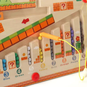 Brinquedo Educativo para Crianças Pequenas Labirinto Magnético de Habilidades Motoras Finas