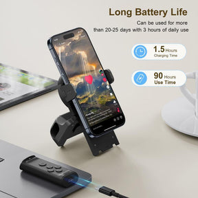 Suporte para Smartphone com Disparador Bluetooth – Estável e Ajuste de 180°