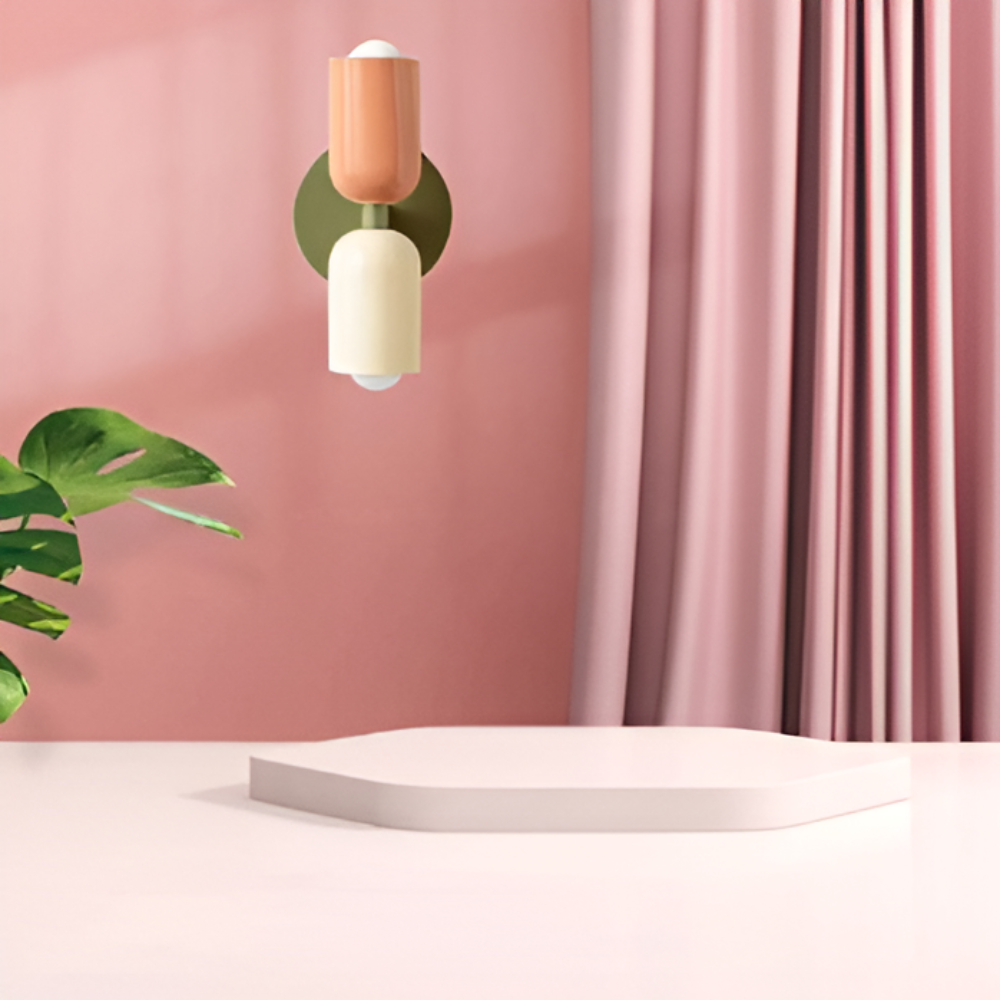 Luminária de Parede Nordic DualGlow | Design Moderno de LED com Iluminação Dupla