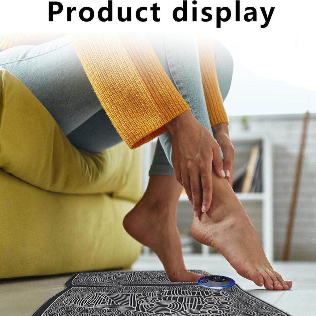 Dispositivo Massageador de Pés EMS para Relaxamento e Alívio da Dor