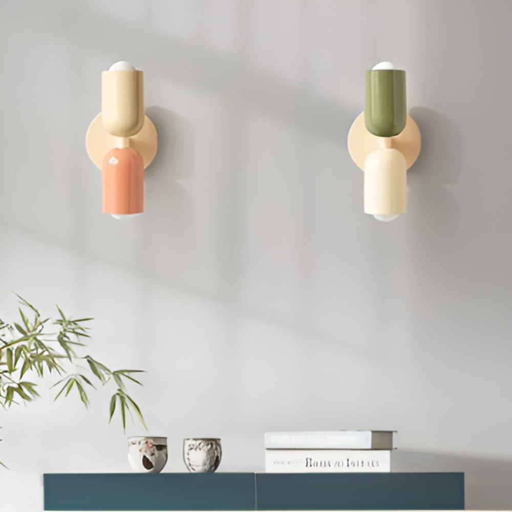 Luminária de Parede Nordic DualGlow | Design Moderno de LED com Iluminação Dupla