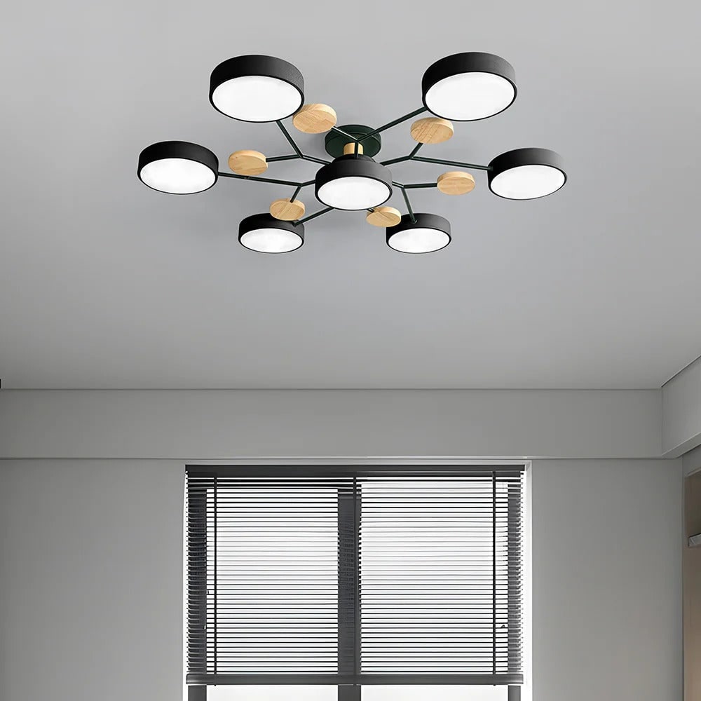 Lustre LED de Teto Semi Embutido com Eficiência Energética