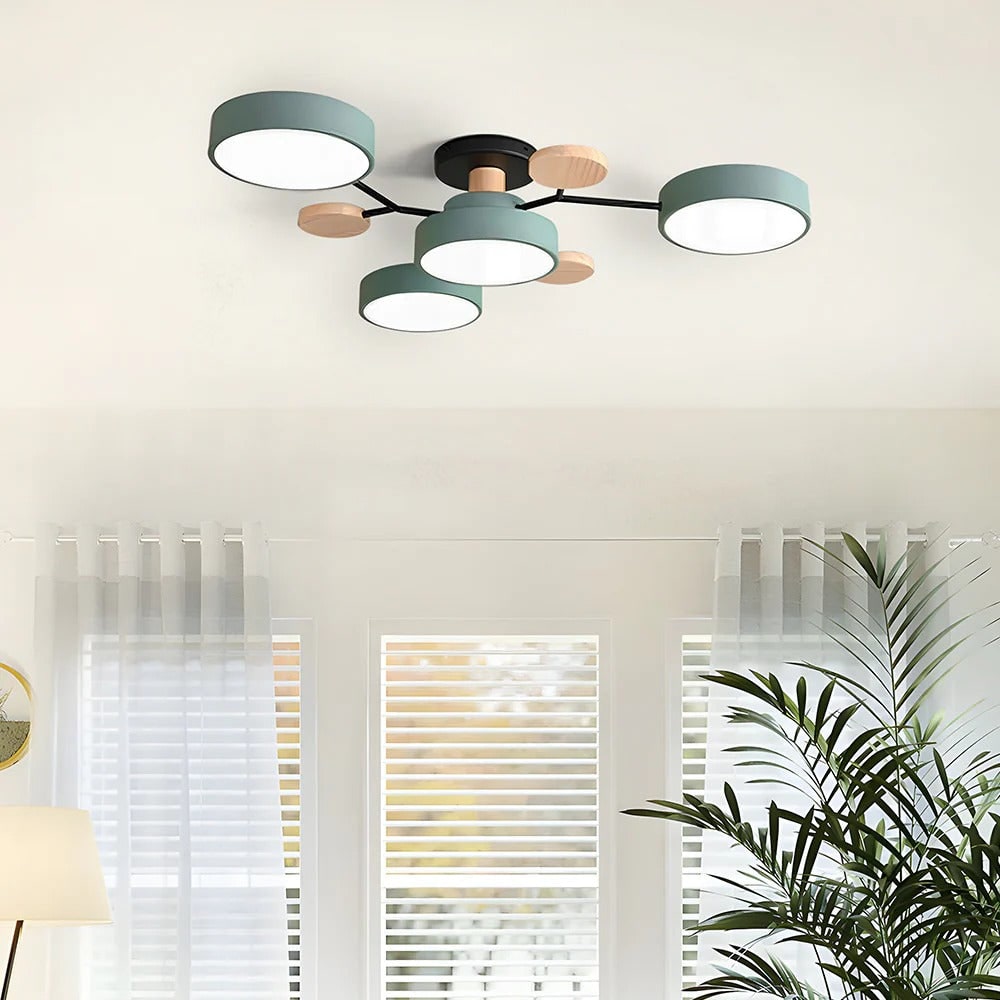 Lustre LED de Teto Semi Embutido com Eficiência Energética