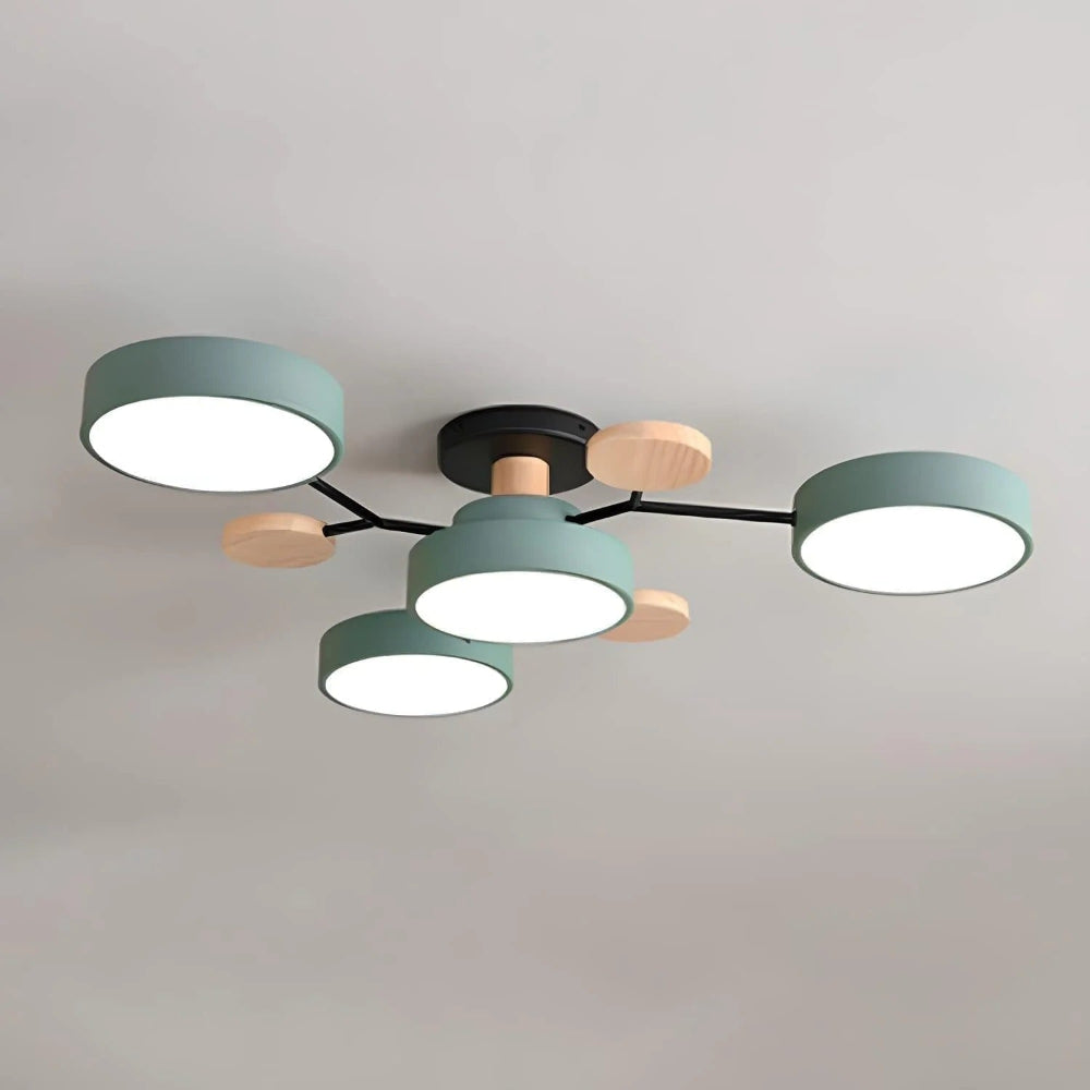 Lustre LED de Teto Semi Embutido com Eficiência Energética