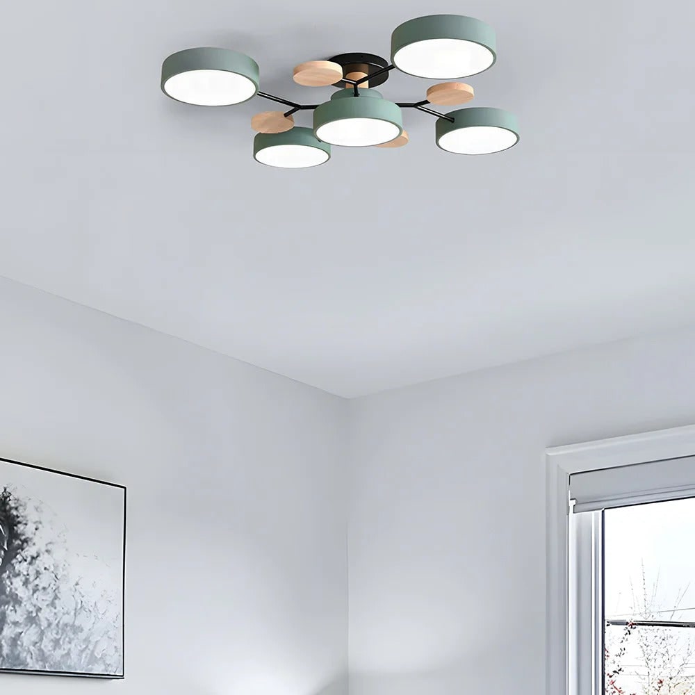 Lustre LED de Teto Semi Embutido com Eficiência Energética