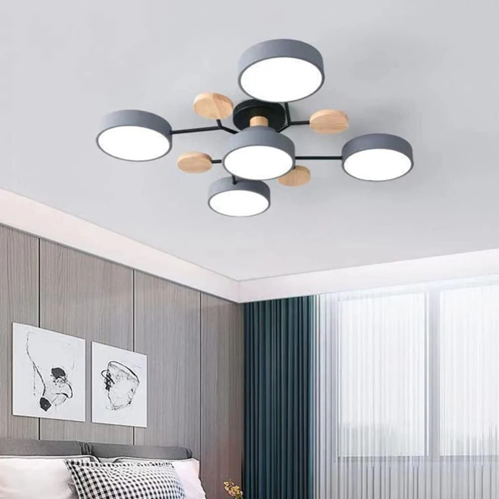 Lustre LED de Teto Semi Embutido com Eficiência Energética