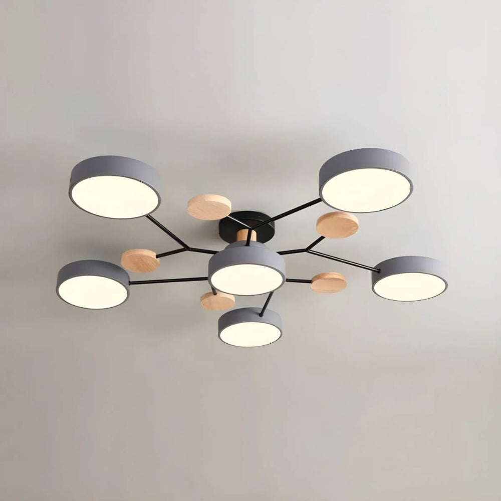Lustre LED de Teto Semi Embutido com Eficiência Energética