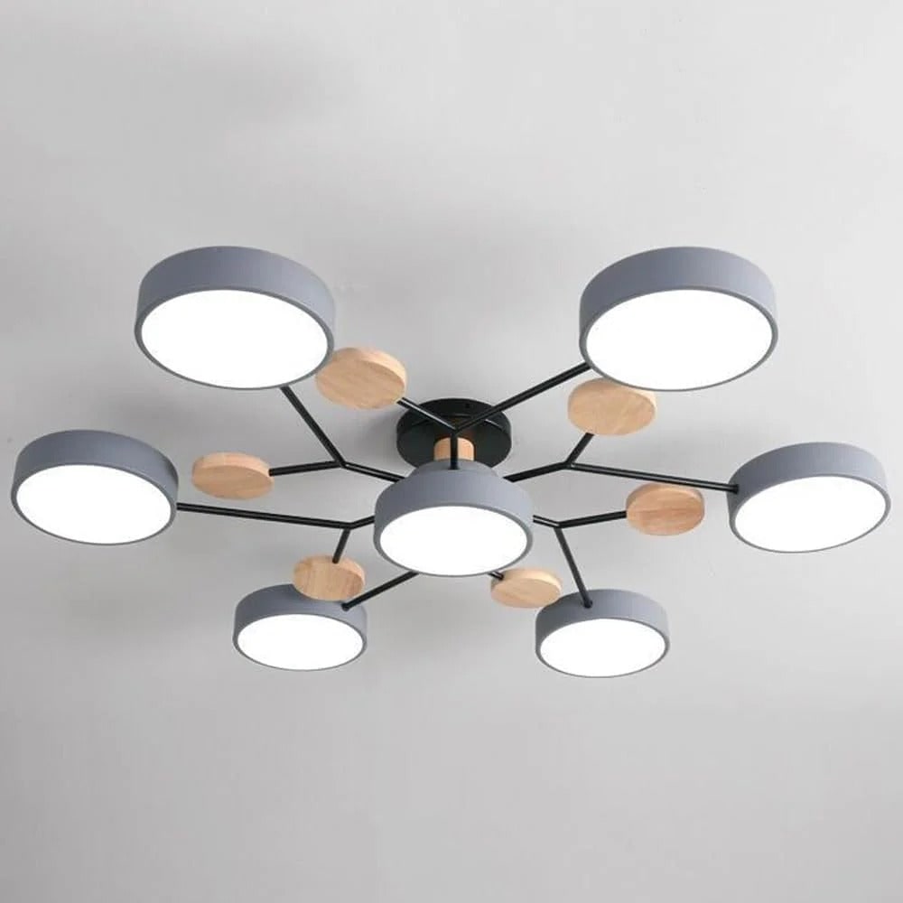 Lustre LED de Teto Semi Embutido com Eficiência Energética