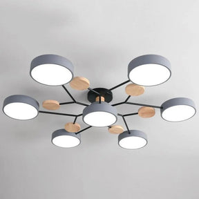 Lustre LED de Teto Semi Embutido com Eficiência Energética