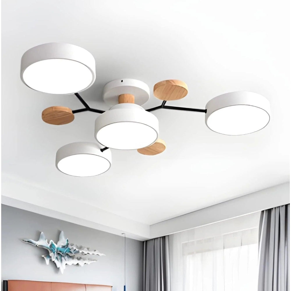 Lustre LED de Teto Semi Embutido com Eficiência Energética