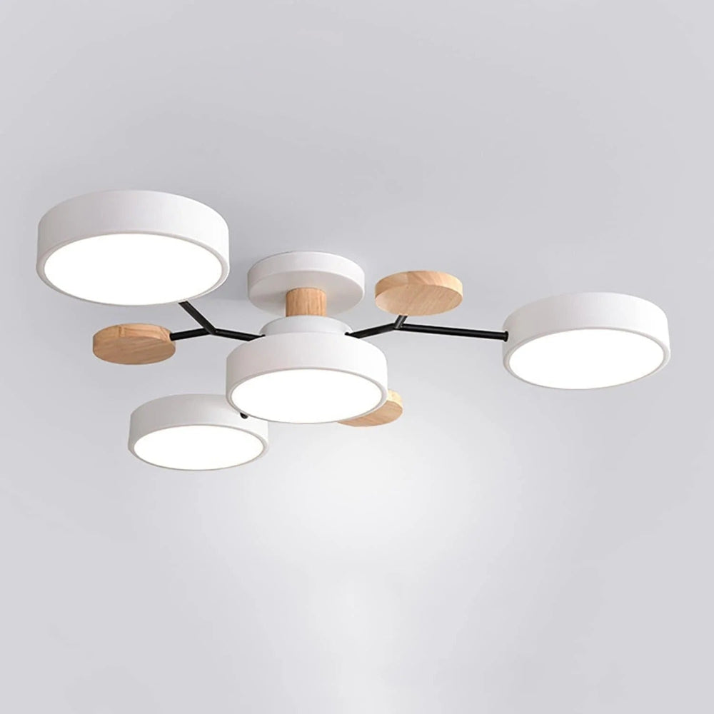 Lustre LED de Teto Semi Embutido com Eficiência Energética