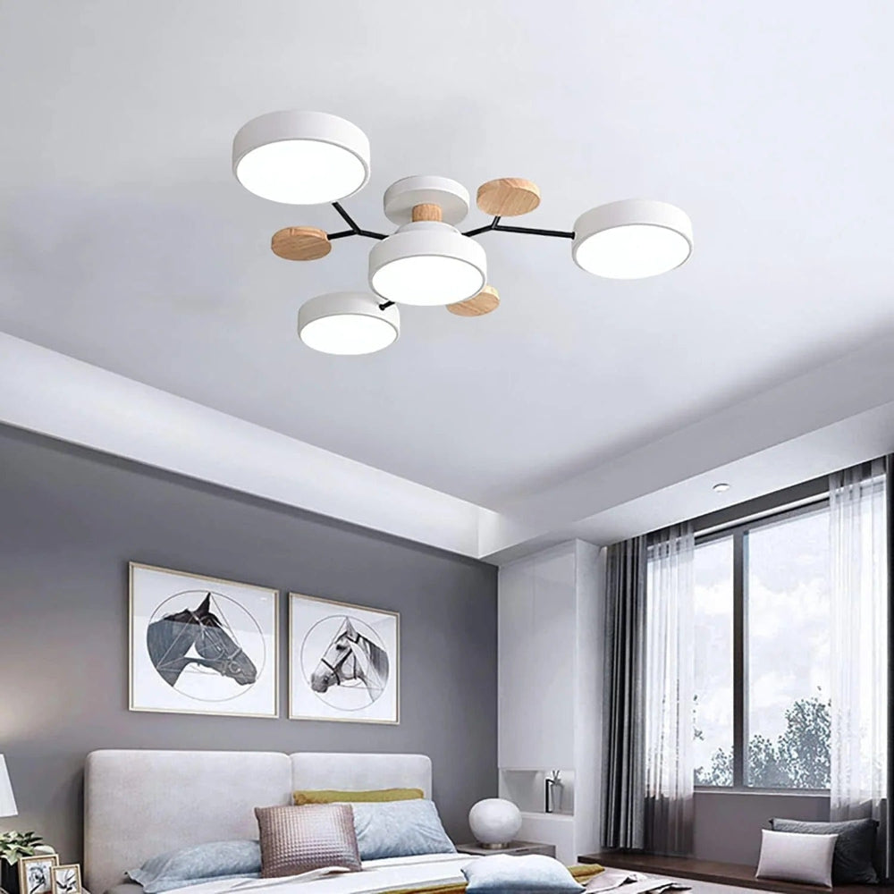 Lustre LED de Teto Semi Embutido com Eficiência Energética