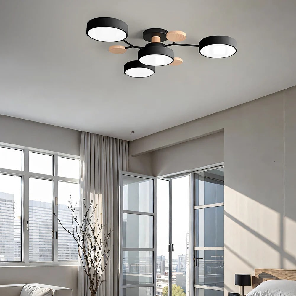 Lustre LED de Teto Semi Embutido com Eficiência Energética