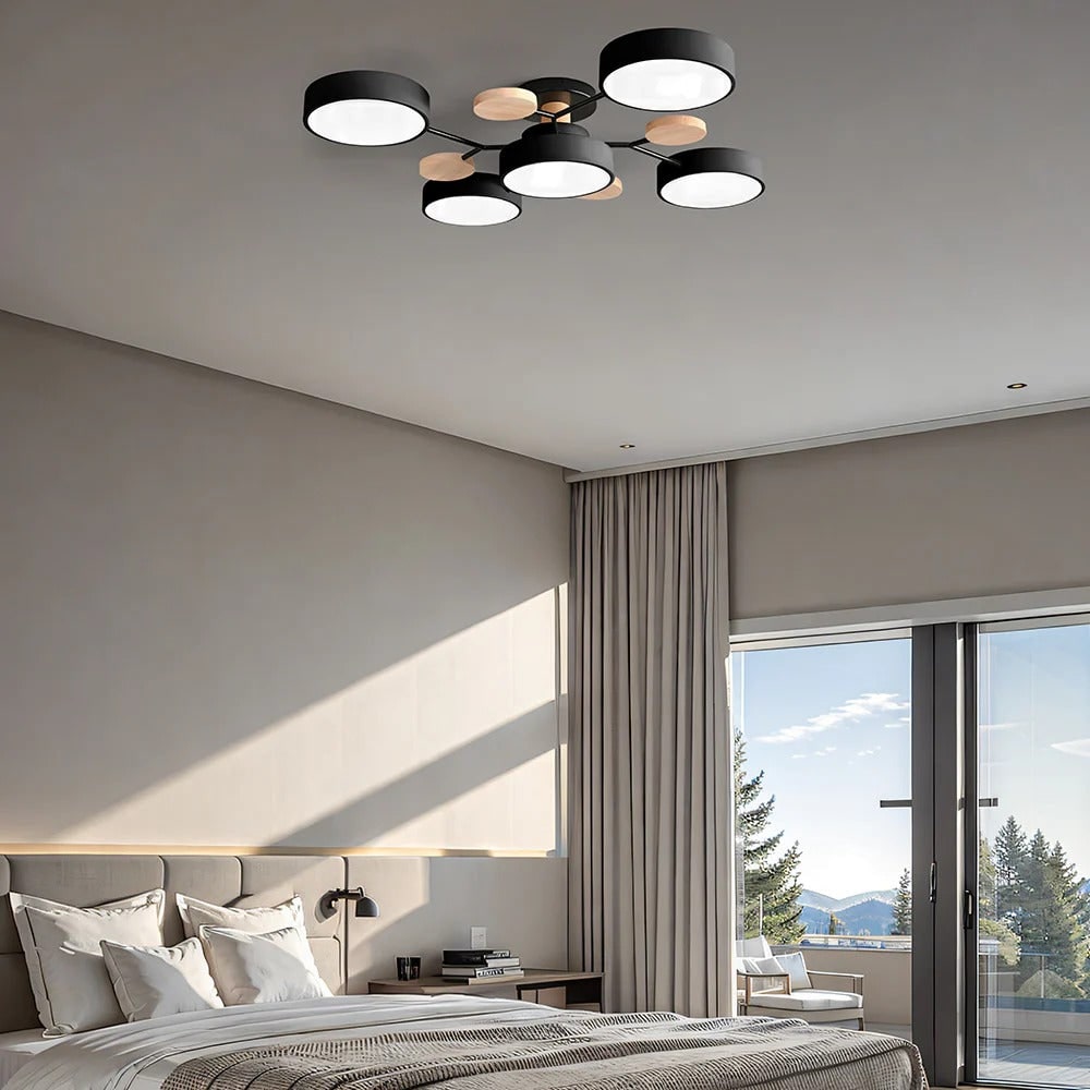 Lustre LED de Teto Semi Embutido com Eficiência Energética