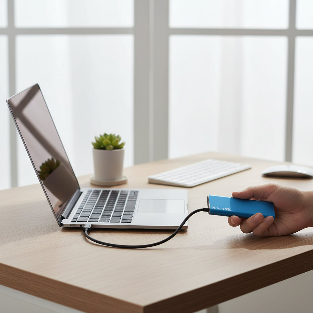 SSD Portátil Externo USB de Alta Velocidade Plug and Play