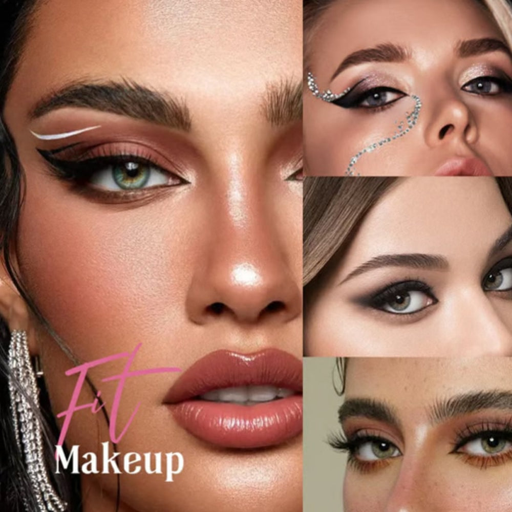 Adesivos de Maquiagem para os Olhos Aplicação Fácil Visuais Impressionantes