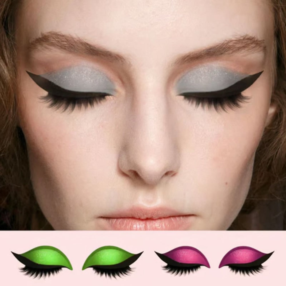 Adesivos de Maquiagem para os Olhos Aplicação Fácil Visuais Impressionantes