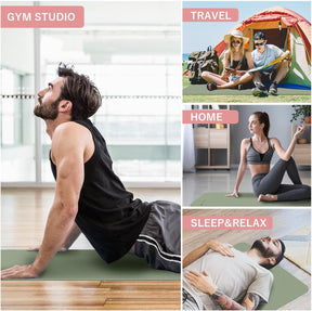 Tapete de yoga dobrável