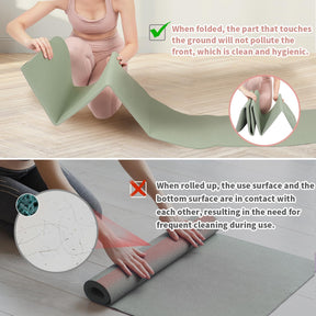 Tapete de yoga dobrável