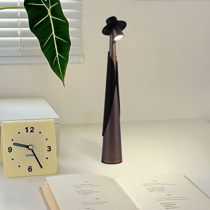 Luminária de Mesa LED Recarregável Moderna | Luminária de Mesa Criativa com Toque