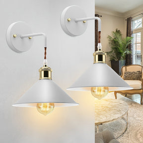 Arandela de Parede em Metal Moderno | Luminária de Parede Industrial com Acabamento a Óleo