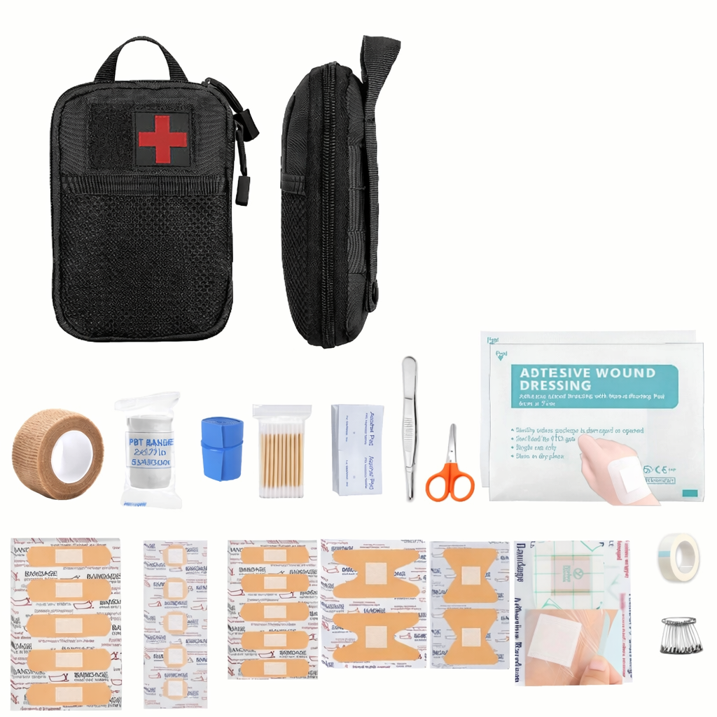 Kit de Sobrevivência de Emergência Ferramentas de Primeiros Socorros Equipamento Portátil Segurança ao Ar Livre