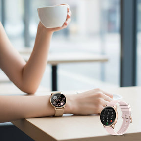 Smartwatch Rastreador de Fitness com Monitoramento de Frequência Cardíaca