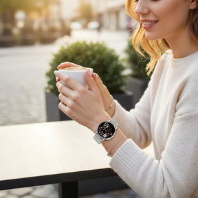 Smartwatch Rastreador de Fitness com Monitoramento de Frequência Cardíaca