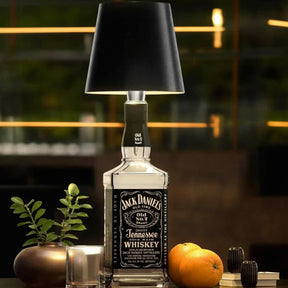 Luminária de Garrafa Recarregável Decoração para Casa com Fonte de Luz Ajustável