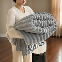 Fleece Throw Blanket Soft Cozy Plush Large Drape