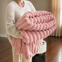 Fleece Throw Blanket Soft Cozy Plush Large Drape