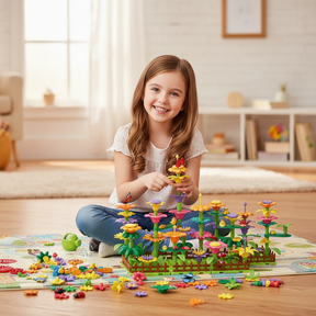 Brinquedo de Montar de Flores Diversão Criativa e Imaginativa