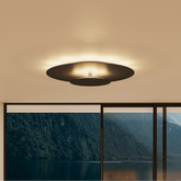 Nowoczesna okrągła lampa sufitowa LED typu slim (montaż podtynkowy)