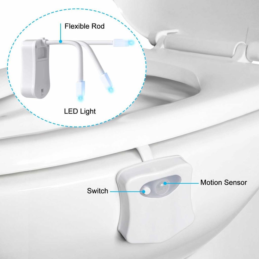 Luz noturna de LED para vaso sanitário