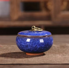 Urna para Pets em Cerâmica Artesanal – Lembrança Memorial para Cães e Gatos