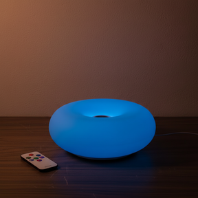 RGB donut table lamp with 16 color LED lighting