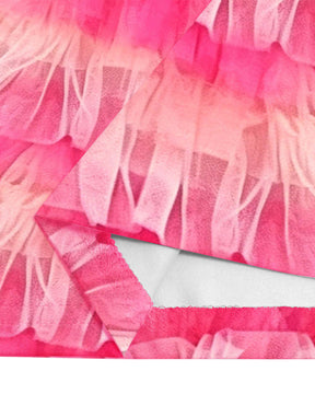 Conjunto de Vestido de Princesa Rosa e Bolsa Transversal Infantil