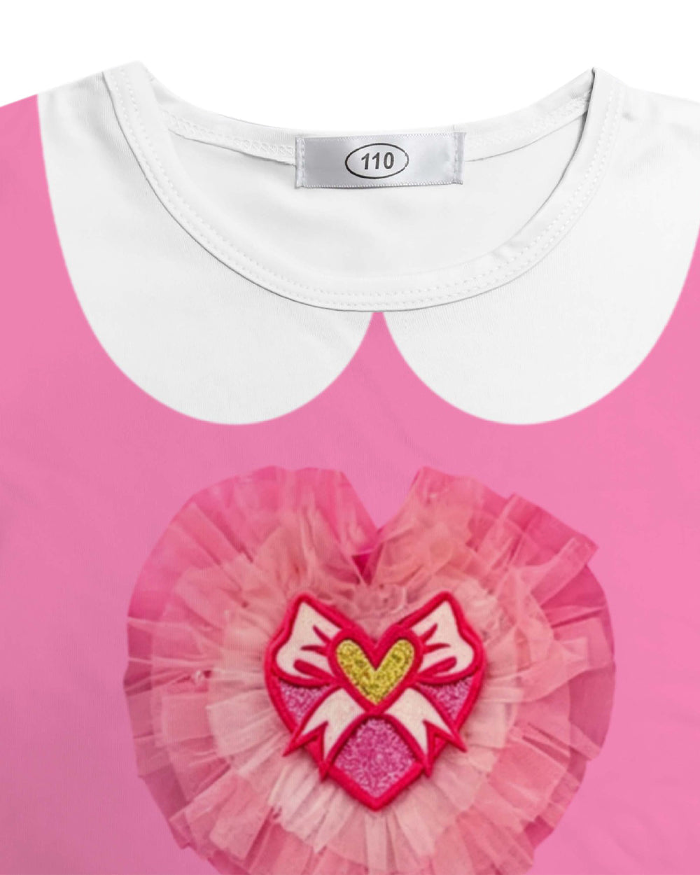Conjunto de Vestido de Princesa Rosa e Bolsa Transversal Infantil