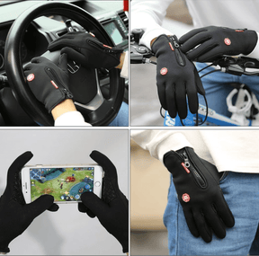 Luvas Impermeáveis e Corta-vento – Térmicas com Touchscreen para Atividades ao Ar Livre e Inverno