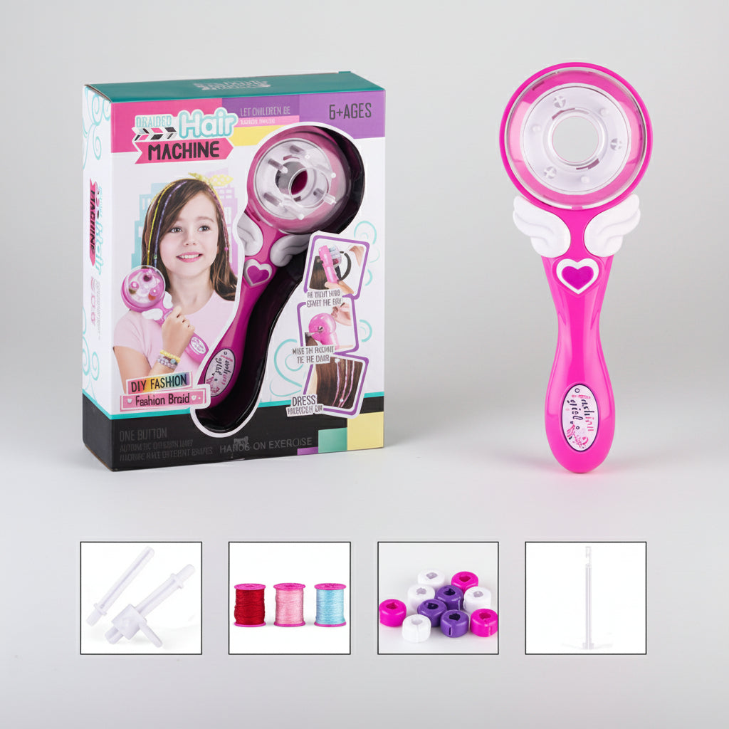 Ferramenta de trançar cabelo, dispositivo de trançar, ferramenta de fácil uso para trançar cabelo