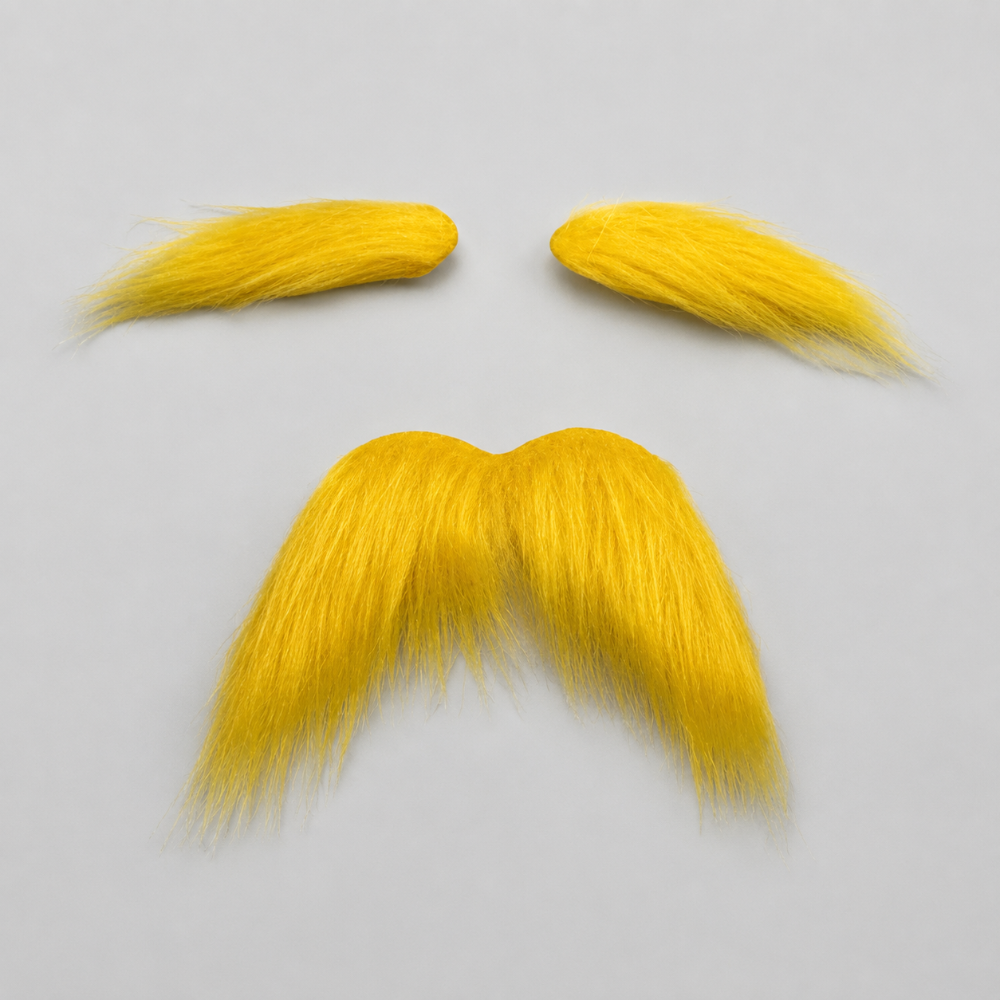 Adhesive Mustache and Eyebrow Costume Set