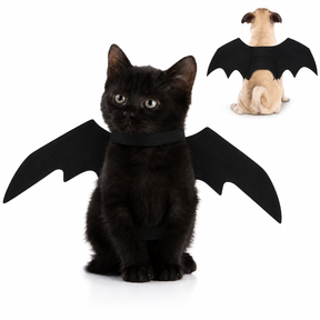 Acessórios de Halloween Fantasia de Morcego para Pet