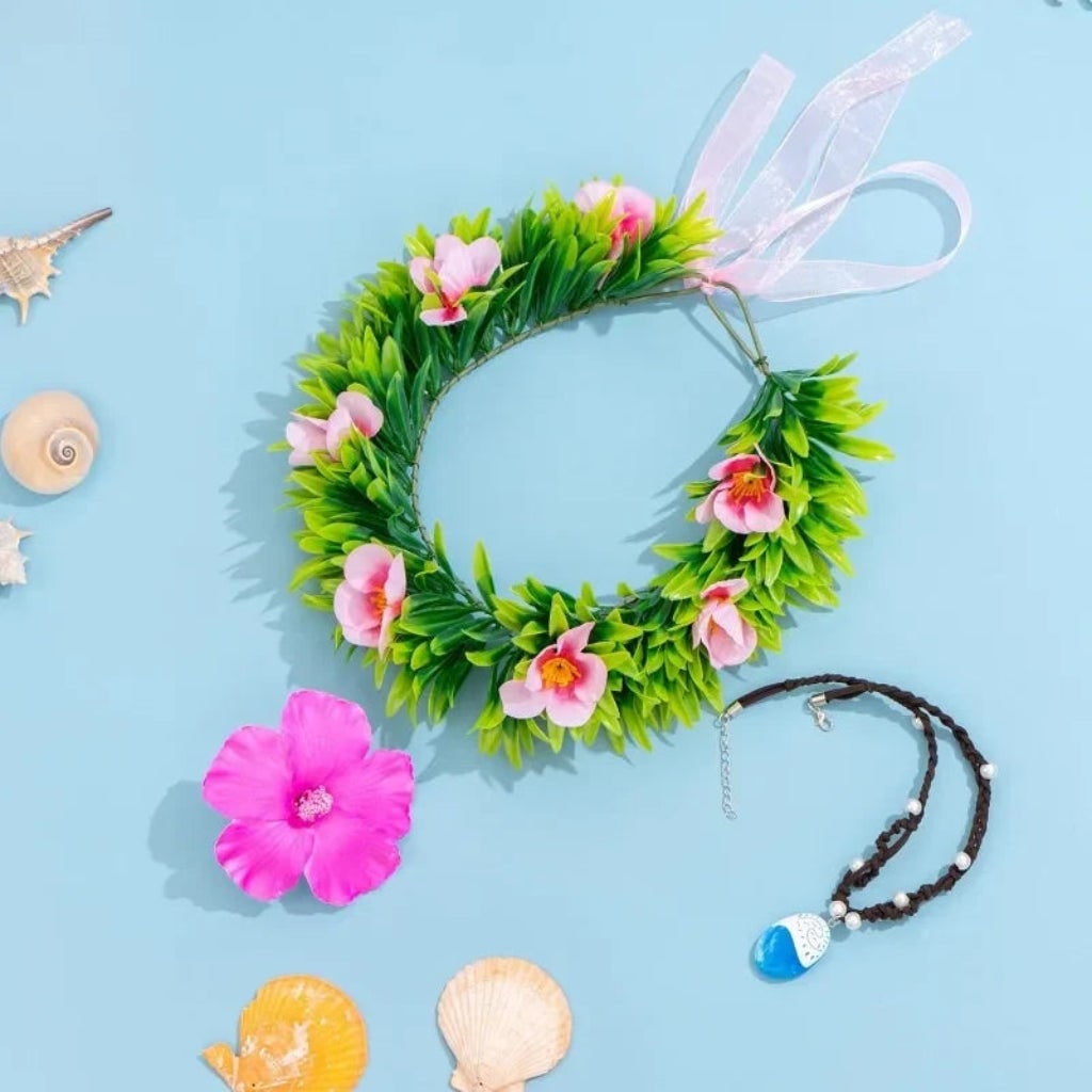 Acessórios de Halloween Coroa de Flores Tiara Floral