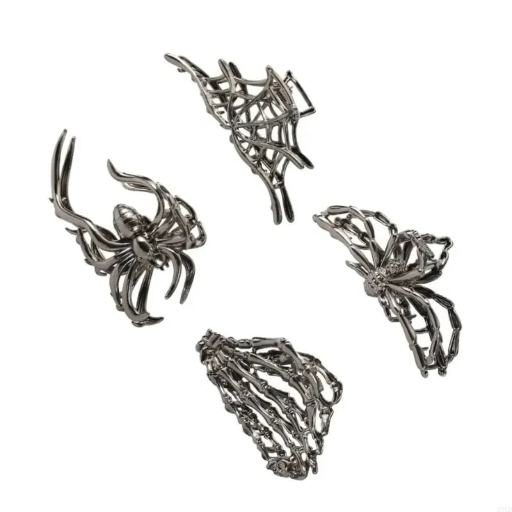Acessórios de Halloween Presilhas de Cabelo Designs de Aranha e Morcego