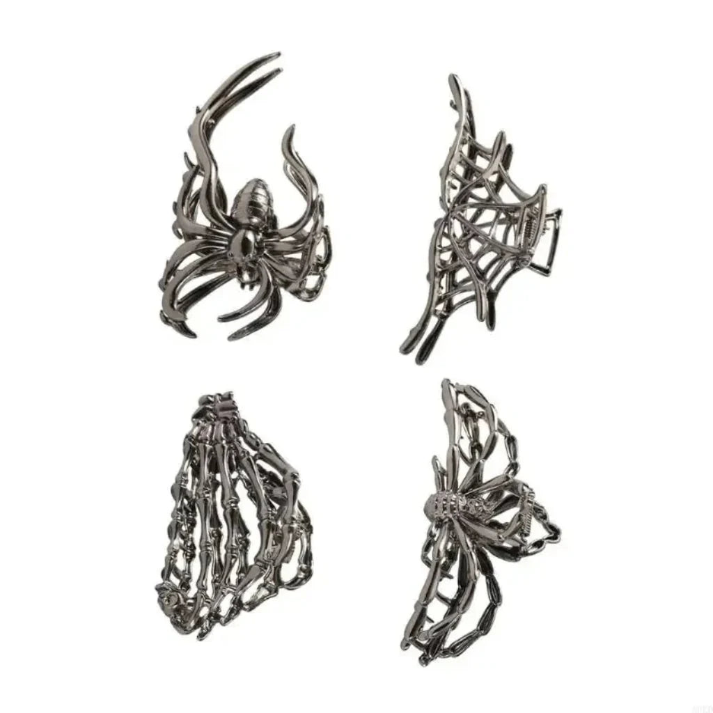 Acessórios de Halloween Presilhas de Cabelo Designs de Aranha e Morcego